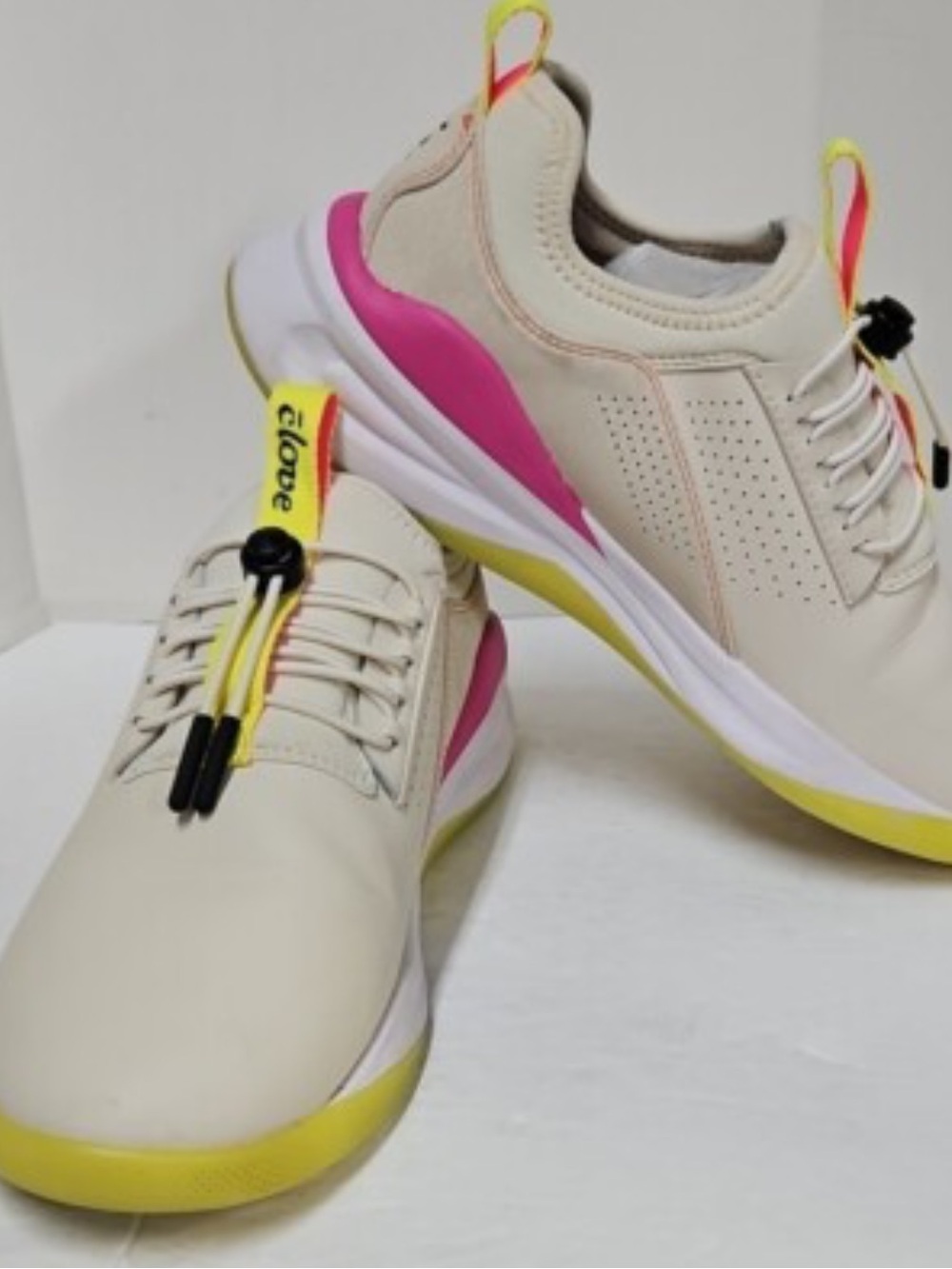 Clove Women's Limited Edition Lemonade Cream and Yellow Casual Slip-On Sneakers